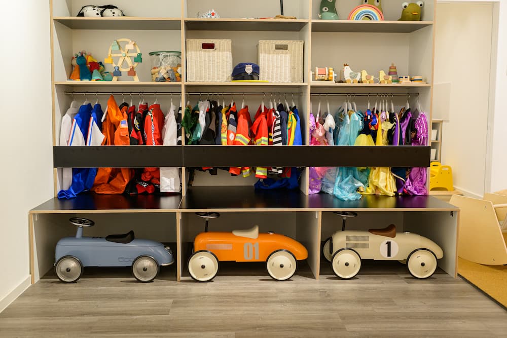 PimPam indoor playground, costumes, dress up, toys